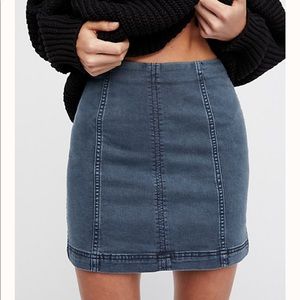 Free people mini skirt